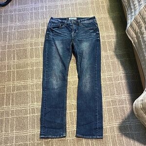 Buckle Men's Dark Blue Straight Jeans